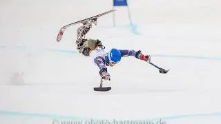 Tyler Walker crash in men's downhill sitting | Alpine skiing | Sochi 2014 Paralympics