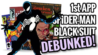 1st Appearance of Spider-Man's Black Suit.... DEBUNKED!