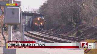 1 struck, killed by train near Hillsborough Street, Raleigh police say