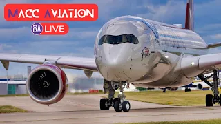 🔴  Manchester Airport MAN/EGCC - Tuesday afternoon action  #live #planespotting #liveairport