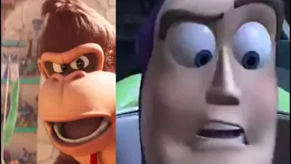 Donkey Kong Punched Buzz Lightyear