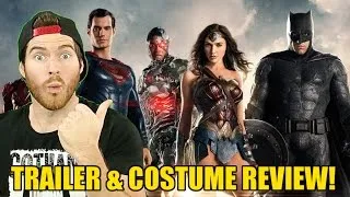 Justice League- First Trailer & Costumes Review!