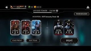 Lin Kuei Tower Boss Battle 150 Fight + Reward MK Mobile