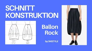 Schnittentwicklung - TUTORIAL - Ballonrock