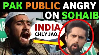 PAK PUBLIC ANGRY ON SOHAIB FOR DISCUSSING ON INDIA, FIGHT IN PUBLIC REAL ENTERTAINMENT TV SOHAIB ch