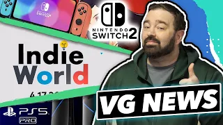 Nintendo Preparing for Switch 2's Reveal?! Indie World Announced, PS5 Pro, & More | VG News