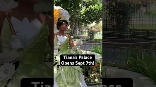 Tiana’s Palace Officially Opens September 7th! #shorts #disneyland #disneyparks #princessandthefrog