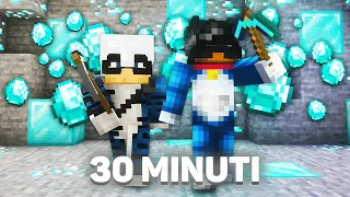 Quanti DIAMANTI Troveremo Io e KENDAL In 30 MINUTI su Minecraft?