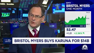 Bristol Myers Squibb to buy Karuna Therapeutics for $14 billion in cash