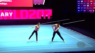 Hungary (HUN) - 2022 Acrobatic Worlds, Baku (AZE) - Balance Qualification  Women's Pair