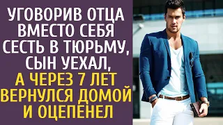 Уговорив отца вместо себя сесть в тюрьму, сын уехал, а через 7 лет вернулся домой и оцепенел