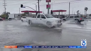 Southern California soaked by continuous winter storm