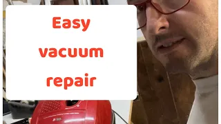 Bosch common vacuum cleaner hoover repair to electric motor