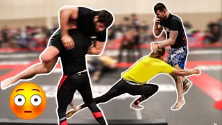 2 WRESTLERS vs 6 BJJ BLUE BELTS | NAGA Charlotte Grappling Championship