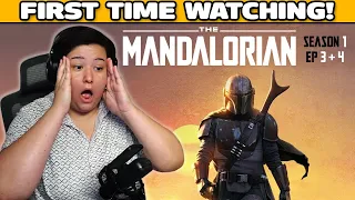 THE MANDALORIAN (Season 1, Episode 3 & 4) Reaction! | FIRST TIME WATCHING!