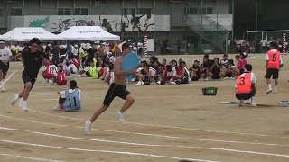 中学生 体育大会  部活対抗リレー男子①　　　　　　　　　　　　　　Funny athletic meet,undolai