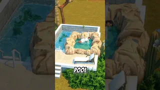 you can even DO ANYTHING in sims 4 pool #sims4pool #sims4shorta #sims4ideas