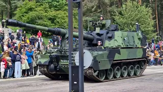 K9 Thunder Howitzer. National Parade on the Flag Day of the Finnish Defence Forces. Jyväskylä.