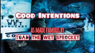 Good Intentions - Toad the Wet Sprocket (Karaoke by RavenVariant)