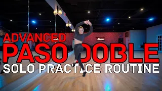 Advanced Paso Doble Solo Practice Routine (Latin Dance Tutorial)