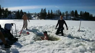 Swimming under the ice gone wrong