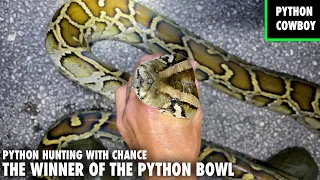 Python Hunting With Chance The Winner of The Florida Python Bowl