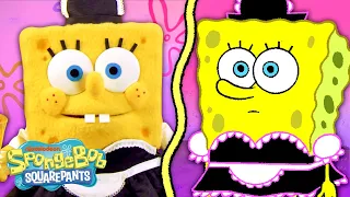 SpongeBob Helps a Homeless Squidward IRL 💸  SpongeBob Episode with Puppets!