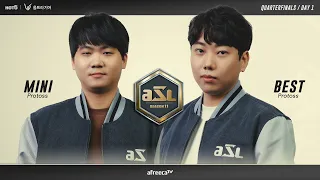 [ENG] ASL S11 Ro.8 Match 1 (Mini vs Best) - ASL English (StarCastTV English)