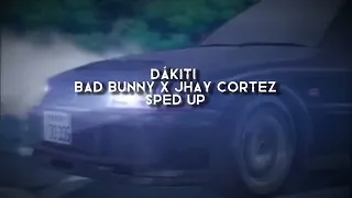 DÁKITI BY BAD BUNNY X JHAY CORTEZ || SPED UP VERSION||