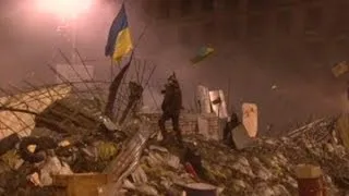 Anti-government gun battles leave at least 75 dead in Kiev