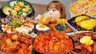 Sub)Real Mukbang- The Best Video in 2022 Top 10 👩🏻‍🍳 Spicy Noodles, Chicken 🔥 ASMR KOREAND FOOD