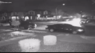 Shots fired at a Gilbert home caught on neighborhood security cameras