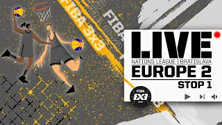 RE-LIVE | FIBA 3x3 U23 Nations League 2023 - Europe-2 | Stop 1 - Session 2 (rain delay)