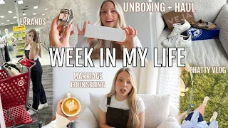 WEEK IN MY LIFE//marriage counseling chat, Apple Watch unboxing , summer shoe haul, +planning Europe