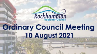 Ordinary Council Meeting 10 August 2021