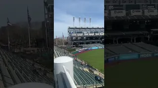 Entering progressive field