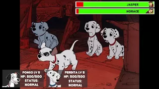 If movies were RPGs: Pongo and Perdita vs Jasper and Horace