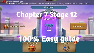Lords mobile Vergeway chapter 7 stage 12 easiest guide