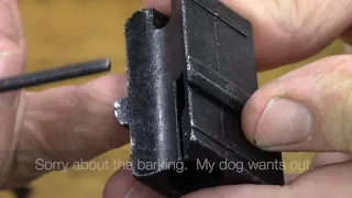 Ruger American Rimfire (RAR) Experience.  Part 8:  Deburring the Action Block.