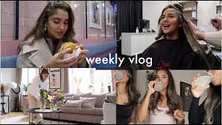 WEEKLY VLOG: getting balayage highlights, Burna boy concert & food