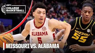 Missouri Tigers vs. Alabama Crimson Tide | Full Game Highlights | ESPN College Basketball