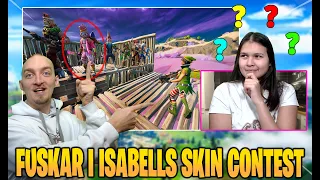 JAG FUSKAR I MIN FLICKVÄNS SKIN CONTEST I FORTNITE