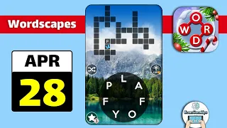 Wordscapes April 28 2021 Daily Puzzle Walkthrough