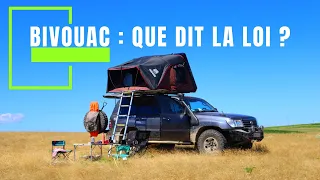 Législation BIVOUAC / CAMPING SAUVAGE en France : Les bonnes pratiques