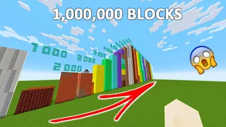 Numberblocks in Minecraft from 1 to Most Biggest 1,000,000