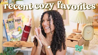 RECENT FAVORITES ~ cozy home, life, mind & body care stuff!