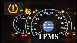 How to reset, recalibrate, turn off TPMS sensor light - Honda CR-V - tire pressure