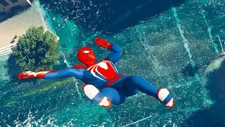 GTA 5 Water Ragdolls Spiderman Jump Fails #7 || Funny Moments ( Euphoria physics )