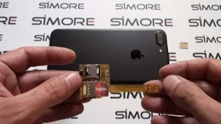 iPhone 7 Plus Triple SIM adapter case 4G for iPhone 7 Plus - SIMore X-Triple 7 Plus