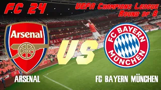 FC 24 | 23/24 UEFA Champions League | Simulation | Arsenal vs Bayern Munich | Full Match